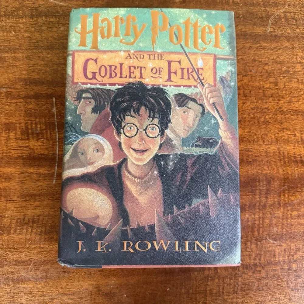 2 Harry Potter 1st American Editions Books-GOBLET OF FIRE - PRISONER OF AZKABAN